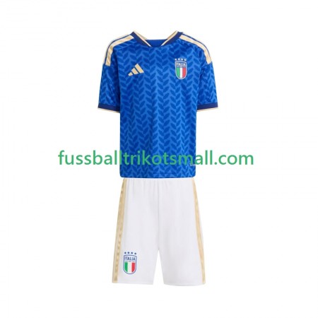 Fußballtrikots Italien World Cup Kinder 2026 Kurzarm Heimtrikotsatz kaufen